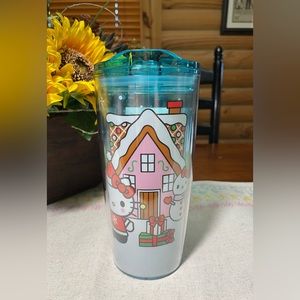 Hello Kitty Gingerbread House Christmas Tumbler